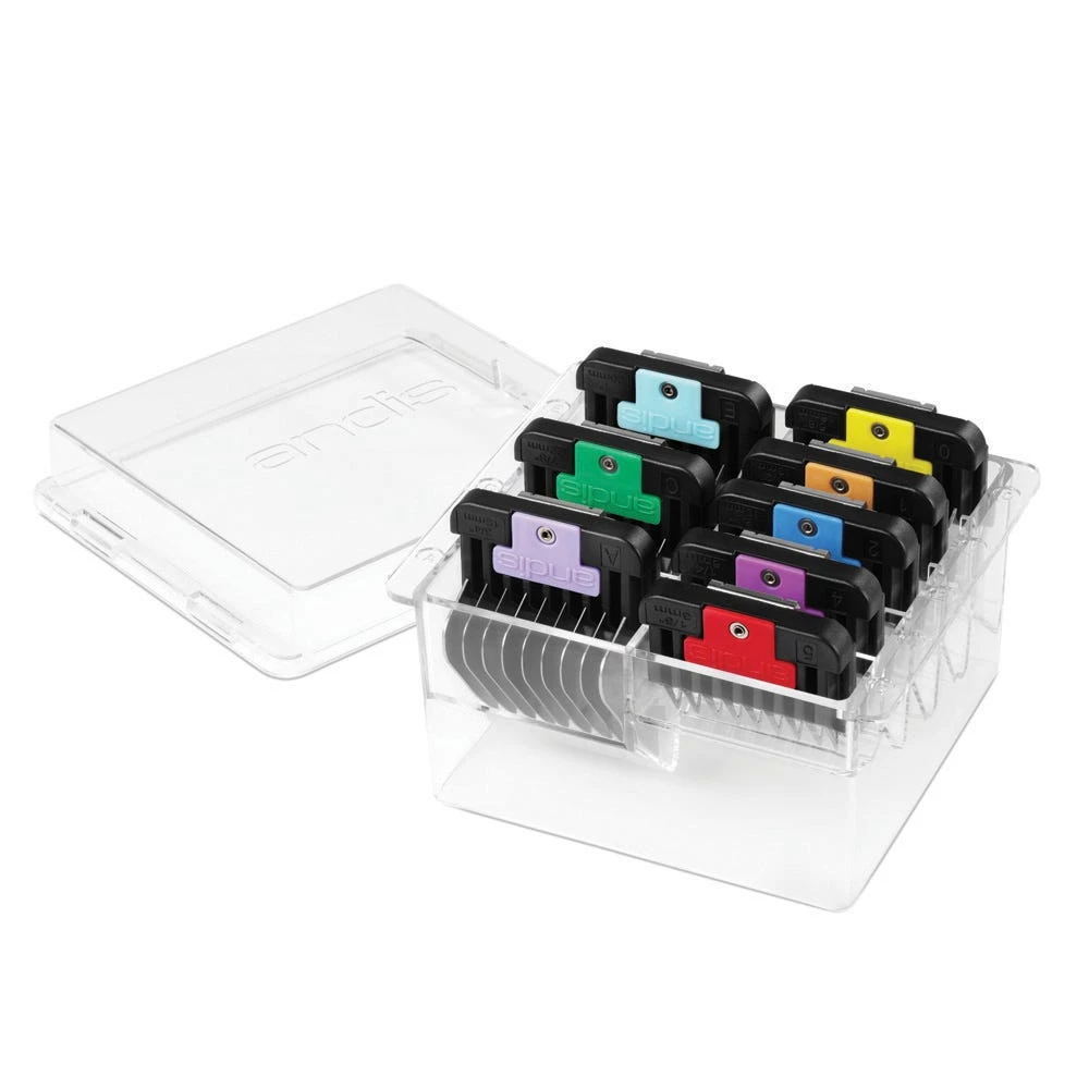 Andis Stainless Steel 8 Piece Comb Sets 1 Andis Stainless Steel 8 Piece Comb Sets