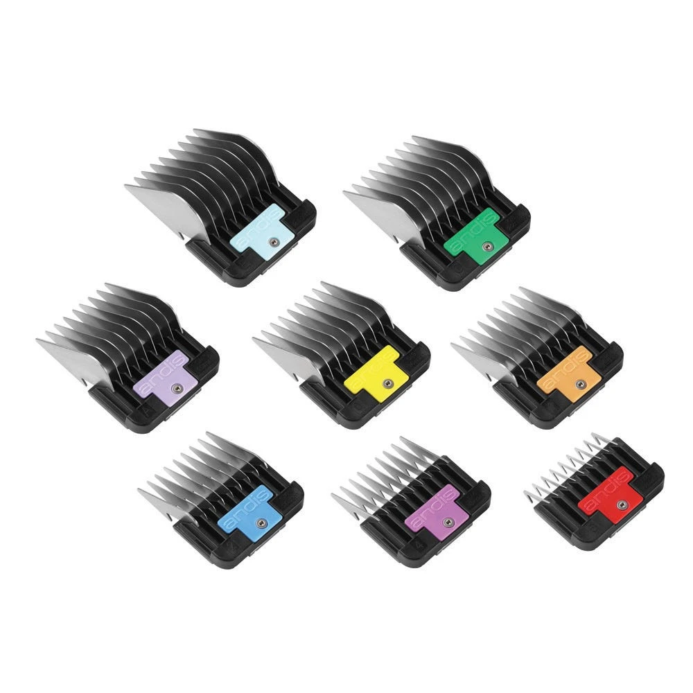 Andis Stainless Steel 8 Piece Comb Sets 2 Andis Stainless Steel 8 Piece Comb Sets - Image 2