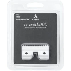 Andis Ceramic Cutters -Pet Sale Store ad56026 560190 ultra fine tooth ceramic cutter size 26t package front 1