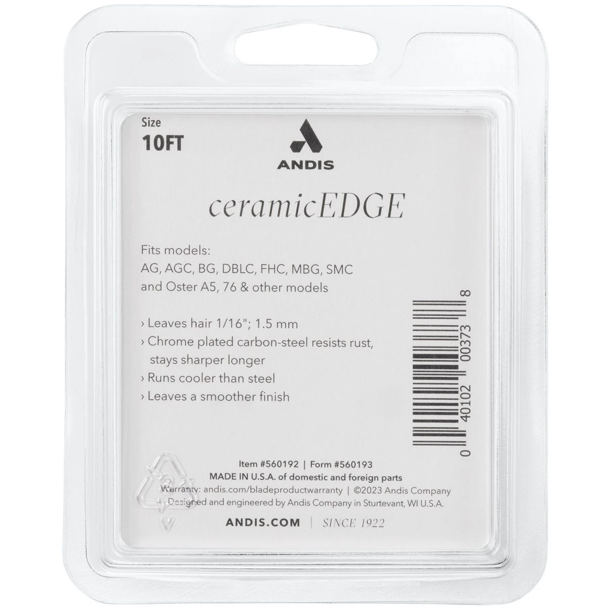 Andis CeramicEdge Blade 10FT 3 Andis CeramicEdge Blade 10FT - Image 3