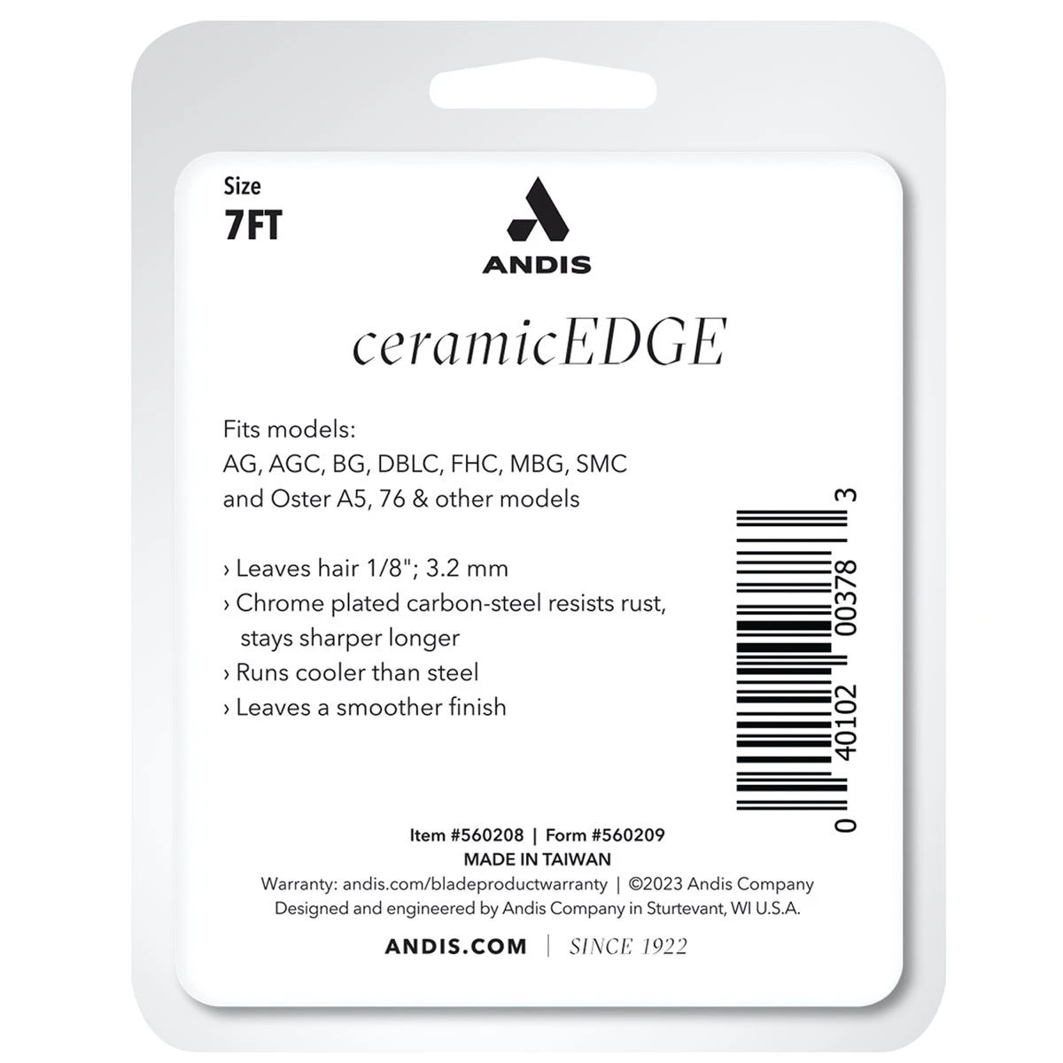 Andis CeramicEdge Blade 7FT 3 Andis CeramicEdge Blade 7FT - Image 3