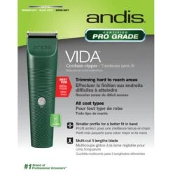 Andis Vida Adjustable Blade Clippers -Pet Sale Store ad8579 43 package front