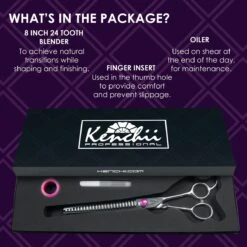 Kenchii Scorpion 24 Tooth Blending Shear -Pet Sale Store ke1924 24 s1 24t