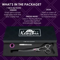 Kenchii Scorpion 46 Tooth Thinning Shear 6 Kenchii Scorpion 46 Tooth Thinning Shear -Pet Sale Store ke1946 46 s1 46t 1