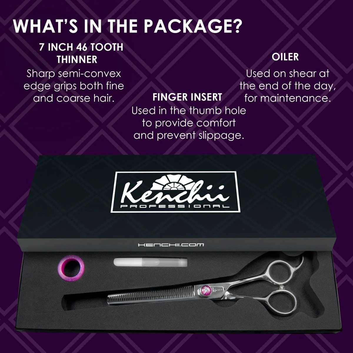 Kenchii Scorpion 46 Tooth Thinning Shear 3 Kenchii Scorpion 46 Tooth Thinning Shear - Image 3