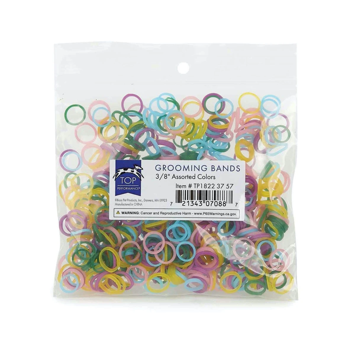 TP Grooming Bands 3/8in Assorted Color 1 TP Grooming Bands 3/8in Assorted Color