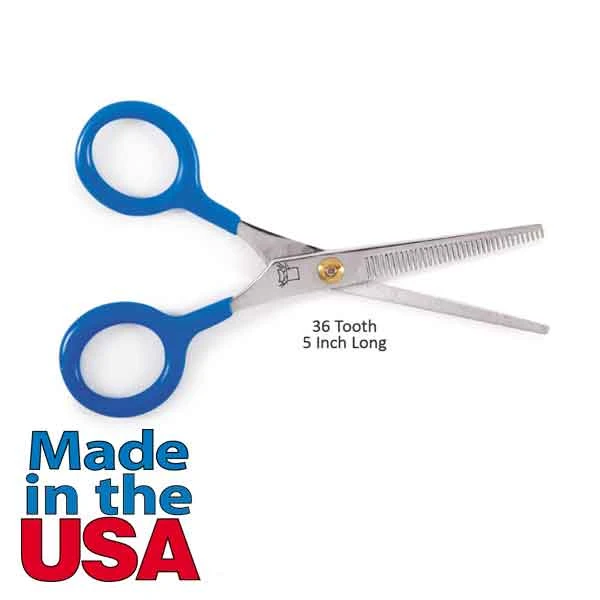Top Performance Blender Shears Coated Handles 36-Tooth 5” 1 Top Performance Blender Shears Coated Handles 36-Tooth 5”