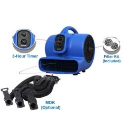 XPOWER X-800TF Cage Dryer & Drying Kit Blue 6 XPOWER X-800TF Cage Dryer & Drying Kit Blue -Pet Sale Store xr9800 19 1