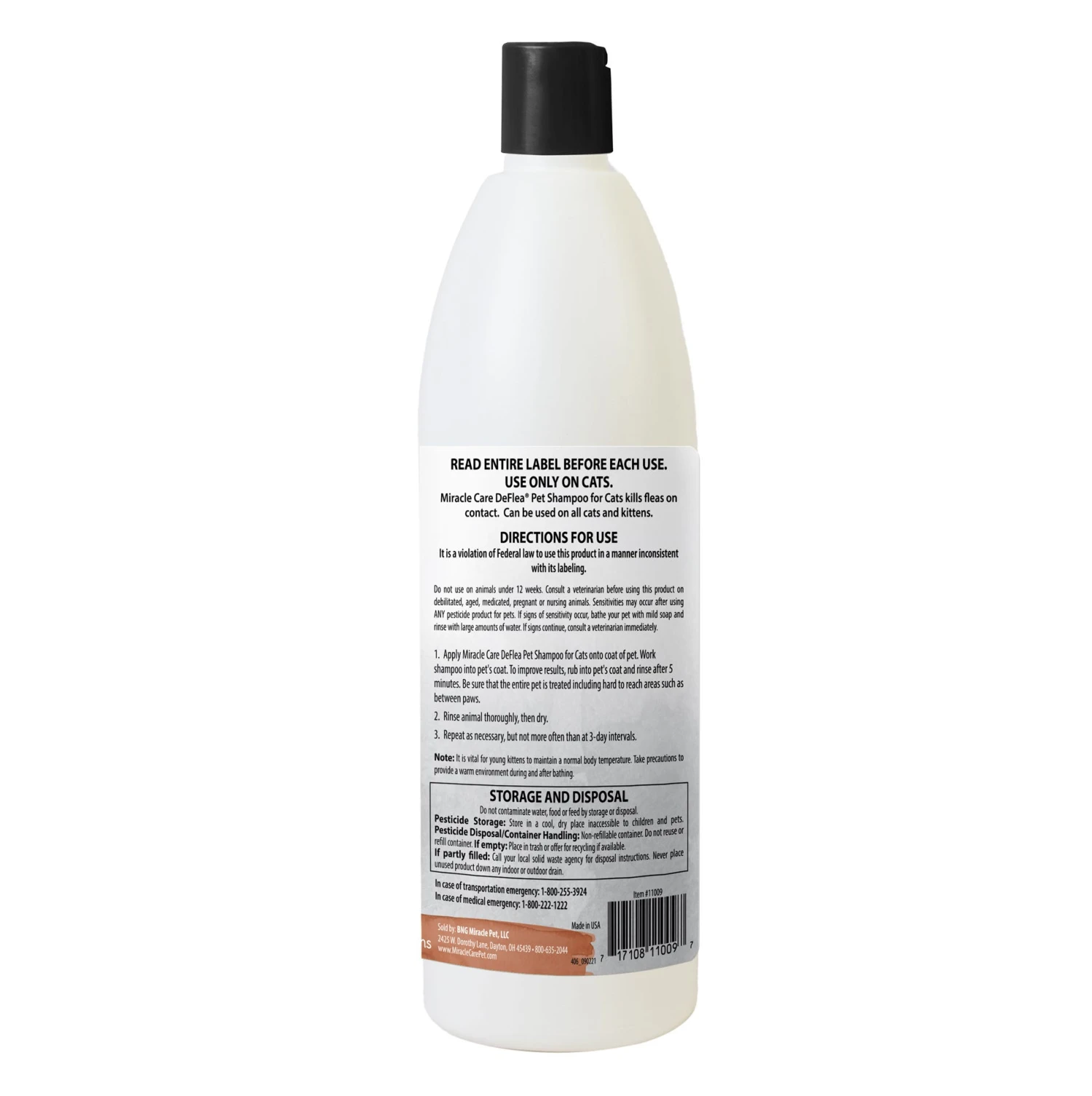 DeFlea Shampoo For Cats 2 DeFlea Shampoo For Cats - Image 2