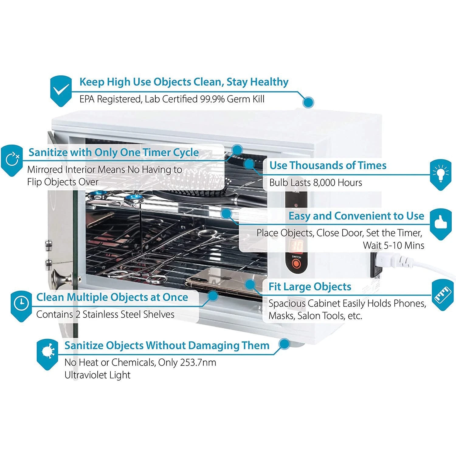 Tool Klean UVC Light Oven Pro Sanitizers 4 Tool Klean UVC Light Oven Pro Sanitizers - Image 4